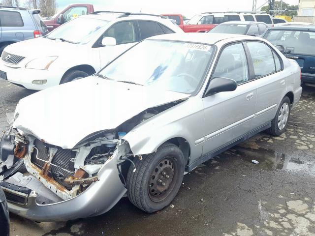 2HGEJ6619YH548562 - 2000 HONDA CIVIC BASE  photo 2