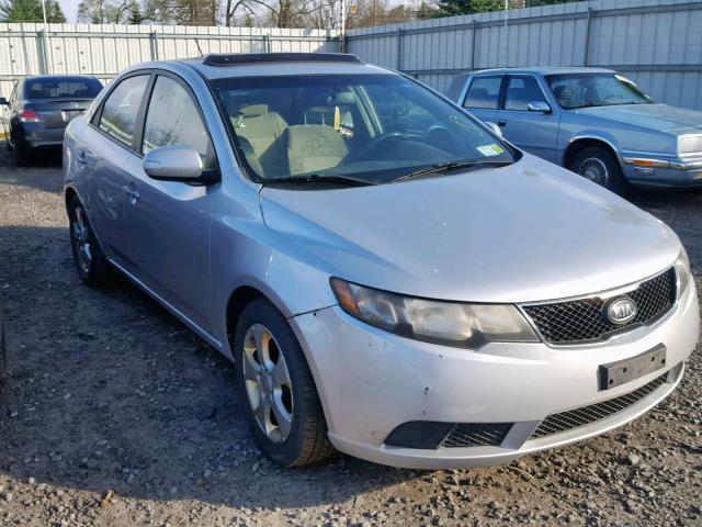 KNAFU4A20A5240379 - 2010 KIA FORTE EX SILVER photo 1