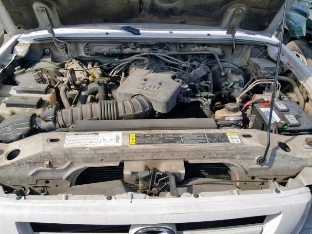 4F4YR16E91TM18324 - 2001 MAZDA B4000 CAB WHITE photo 7