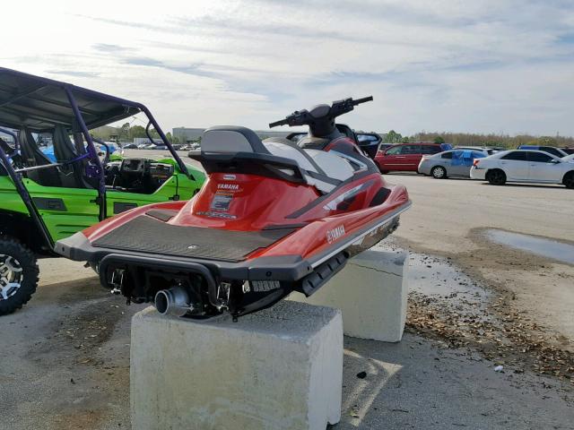 YAMA4207C818 - 2018 YAMAHA WAVERUNNER RED photo 4