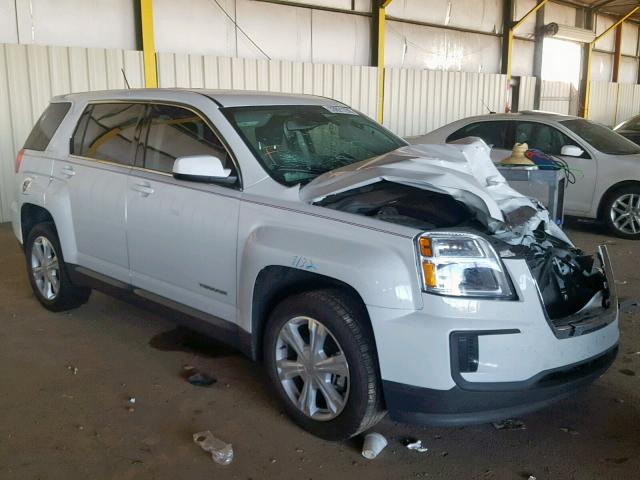 2GKALMEK7H6343182 - 2017 GMC TERRAIN SL WHITE photo 1