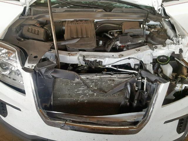 2GKALMEK7H6343182 - 2017 GMC TERRAIN SL WHITE photo 7