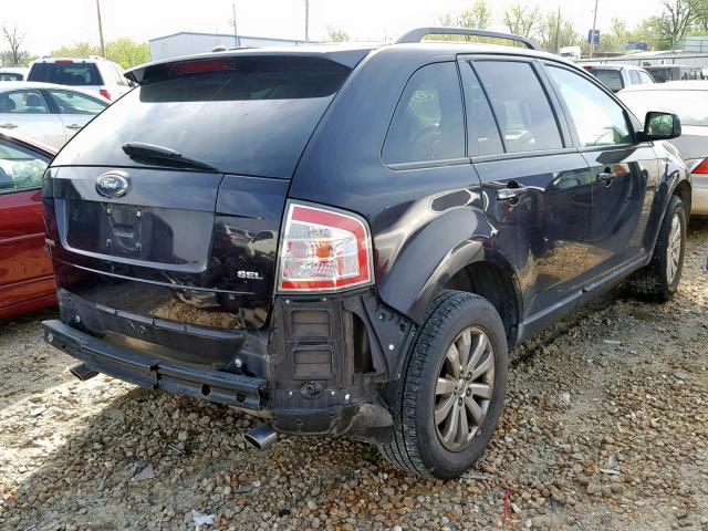 2FMDK38C27BA56358 - 2007 FORD EDGE SEL RED photo 4