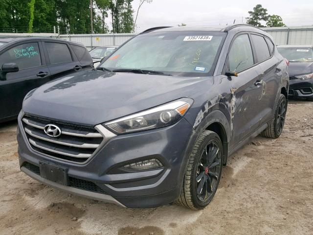 KM8J33A24HU505679 - 2017 HYUNDAI TUCSON LIM GRAY photo 2