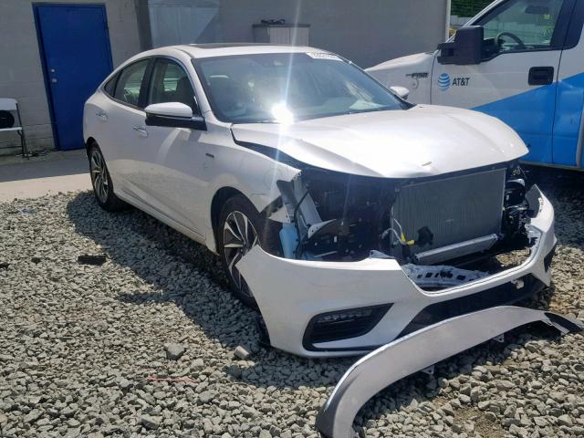 19XZE4F97KE001663 - 2019 HONDA INSIGHT TO WHITE photo 1