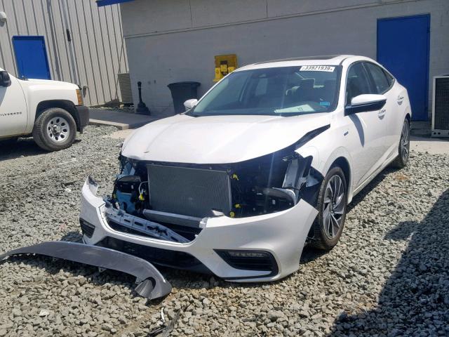 19XZE4F97KE001663 - 2019 HONDA INSIGHT TO WHITE photo 2