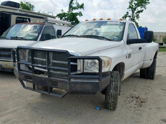 3D7MX46C47G718202 - 2007 DODGE RAM 3500 S WHITE photo 2