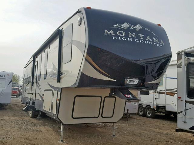 4YDF37020HA740436 - 2017 KEYSTONE MONTANA BROWN photo 1