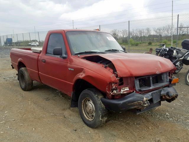 1FTYR10C8WTA21839 - 1998 FORD RANGER RED photo 1