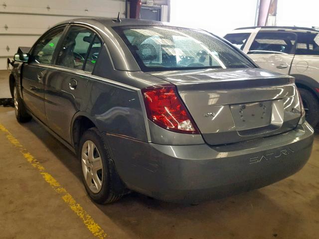 1G8AJ58F77Z198213 - 2007 SATURN ION LEVEL GRAY photo 3