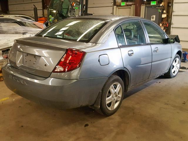 1G8AJ58F77Z198213 - 2007 SATURN ION LEVEL GRAY photo 4