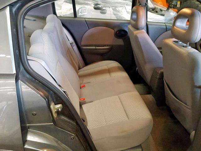 1G8AJ58F77Z198213 - 2007 SATURN ION LEVEL GRAY photo 6