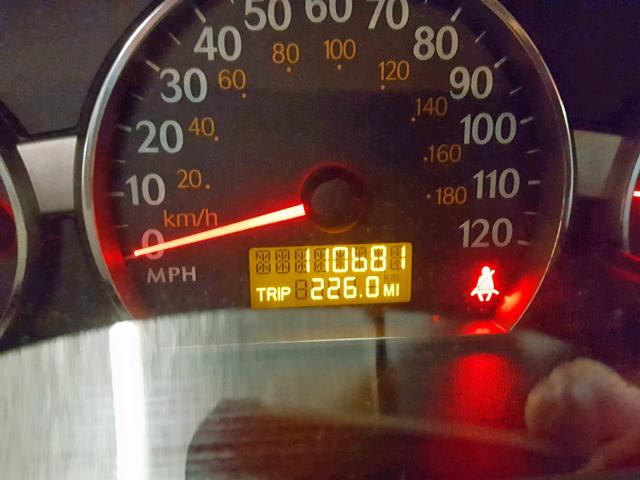 1G8AJ58F77Z198213 - 2007 SATURN ION LEVEL GRAY photo 8