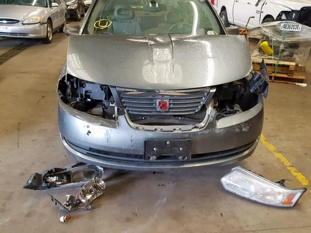 1G8AJ58F77Z198213 - 2007 SATURN ION LEVEL GRAY photo 9