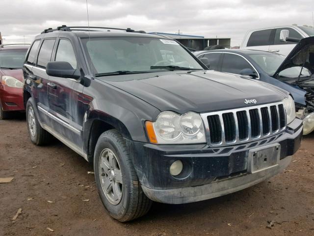 1J8HR58217C519992 - 2007 JEEP GRAND CHER BLACK photo 1