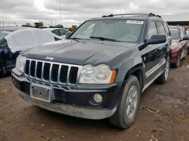 1J8HR58217C519992 - 2007 JEEP GRAND CHER BLACK photo 2