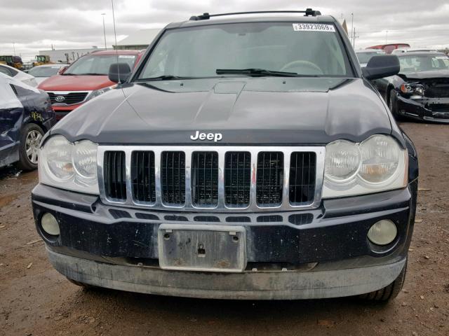 1J8HR58217C519992 - 2007 JEEP GRAND CHER BLACK photo 9