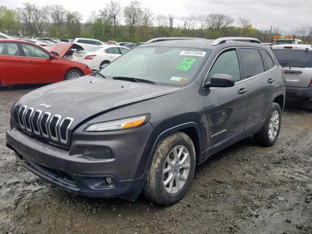 1C4PJMCSXGW236694 - 2016 JEEP CHEROKEE L GRAY photo 2