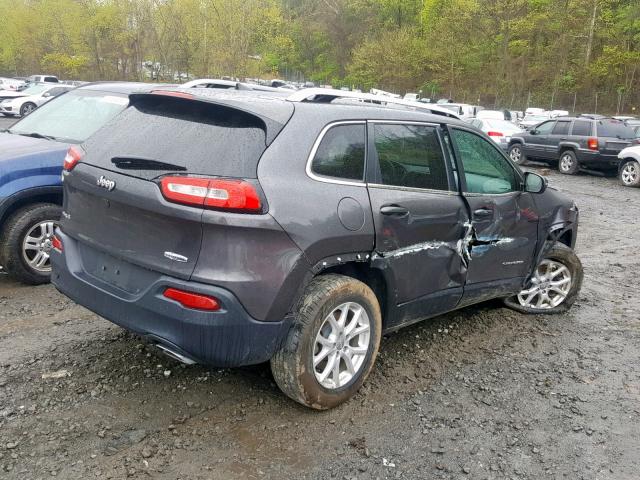 1C4PJMCSXGW236694 - 2016 JEEP CHEROKEE L GRAY photo 4