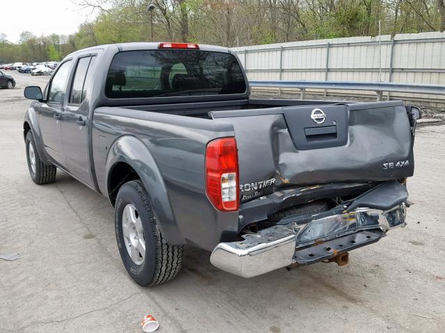 1N6AD09W57C455657 - 2007 NISSAN FRONTIER C GRAY photo 3