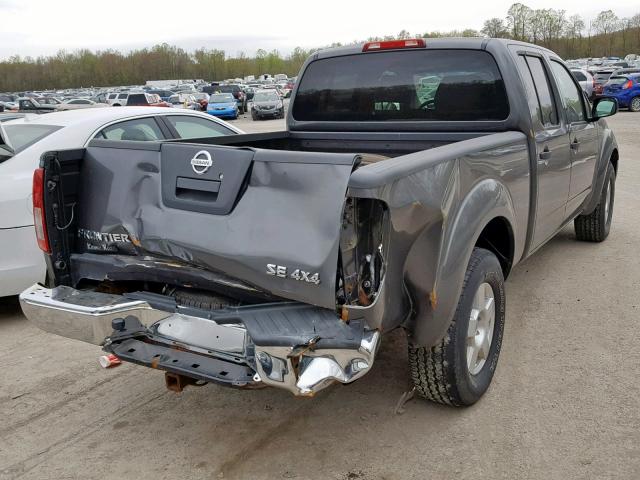 1N6AD09W57C455657 - 2007 NISSAN FRONTIER C GRAY photo 4