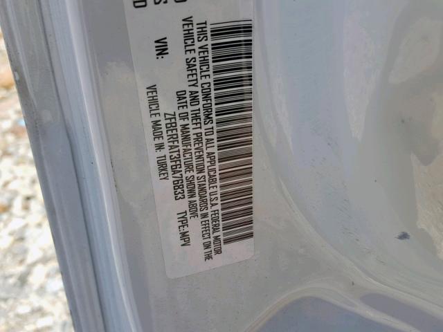 ZFBERFAT3F6A76833 - 2015 RAM PROMASTER 白色 照片 10