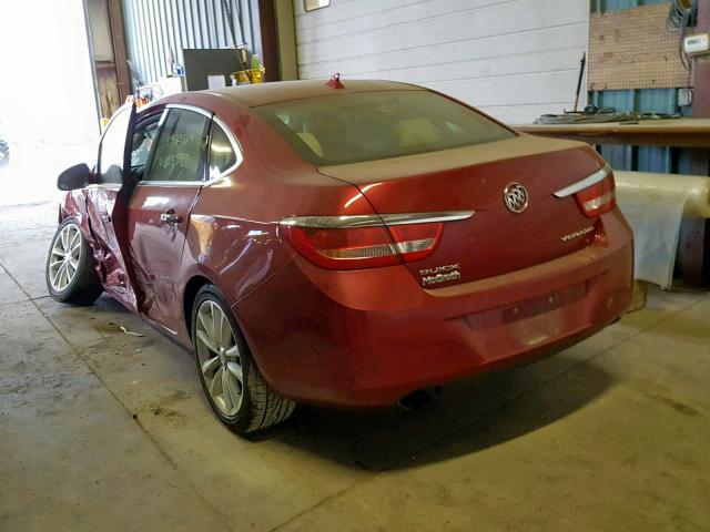 1G4PS5SK6C4199200 - 2012 BUICK VERANO RED photo 3