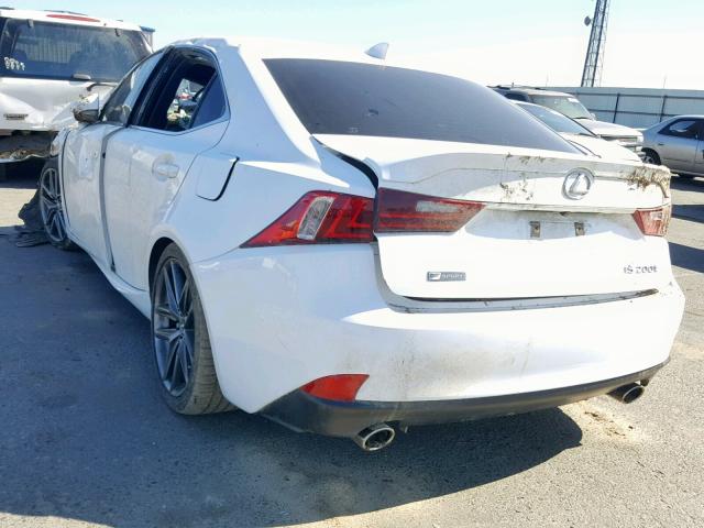 JTHBA1D2XG5027712 - 2016 LEXUS IS 200T WHITE photo 3