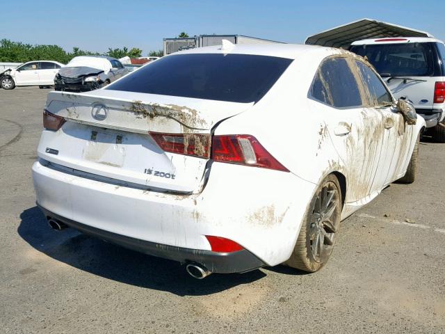 JTHBA1D2XG5027712 - 2016 LEXUS IS 200T WHITE photo 4