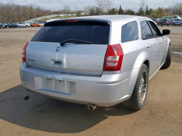 2D4FV47T08H111922 - 2008 DODGE MAGNUM GRAY photo 4