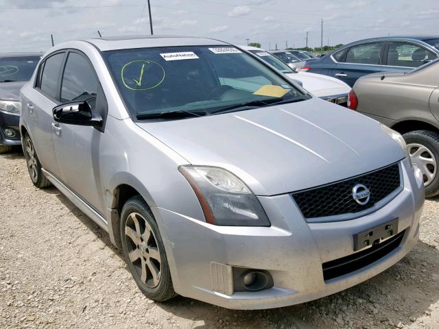 3N1AB6AP9CL749757 - 2012 NISSAN SENTRA 2.0 SILVER photo 1