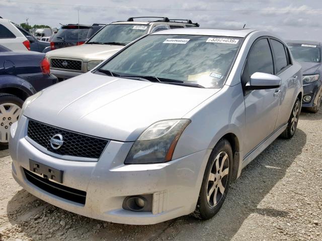 3N1AB6AP9CL749757 - 2012 NISSAN SENTRA 2.0 SILVER photo 2