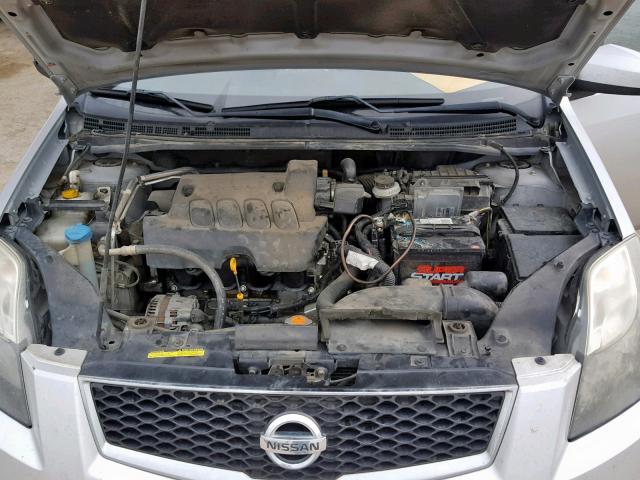 3N1AB6AP9CL749757 - 2012 NISSAN SENTRA 2.0 SILVER photo 7