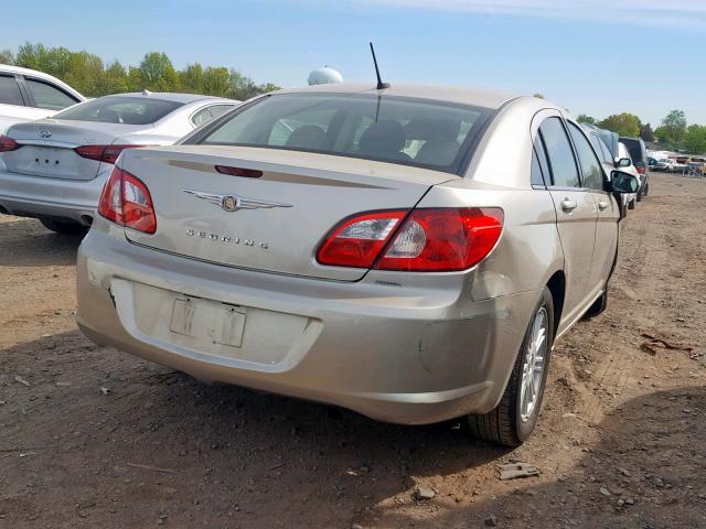 1C3LC56K57N681672 - 2007 CHRYSLER SEBRING TO TAN photo 4