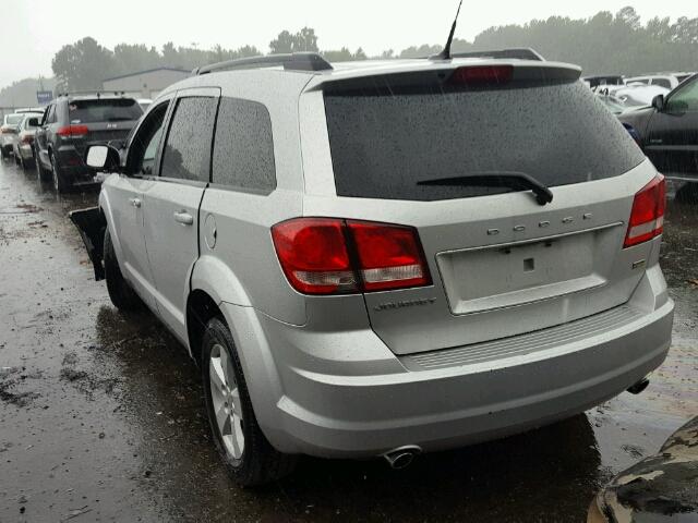 3D4PG1FG7BT525165 - 2011 DODGE JOURNEY MA SILVER photo 3