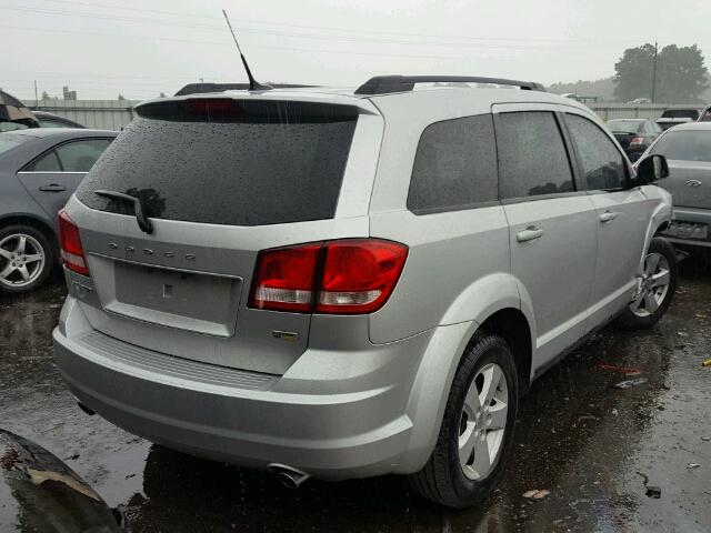 3D4PG1FG7BT525165 - 2011 DODGE JOURNEY MA SILVER photo 4