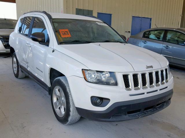 1C4NJCBA8ED547687 - 2014 JEEP COMPASS SP Ақ фото 1