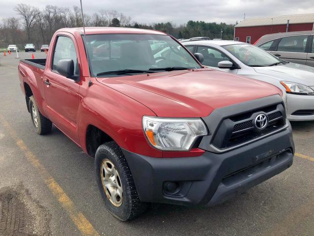 5TFNX4CN4CX010400 - 2012 TOYOTA TACOMA RED photo 1