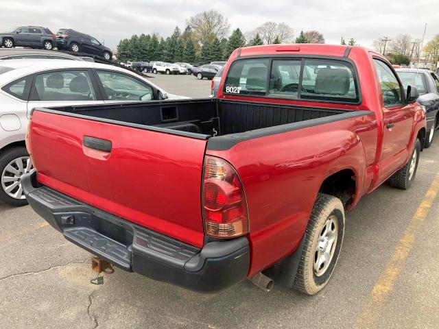 5TFNX4CN4CX010400 - 2012 TOYOTA TACOMA RED photo 4