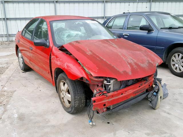 1G1JF52F357102076 - 2005 CHEVROLET CAVALIER L RED photo 1