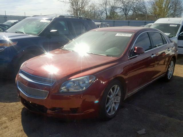 1G1ZE5E7XAF158087 - 2010 CHEVROLET MALIBU LTZ 红色 照片 2