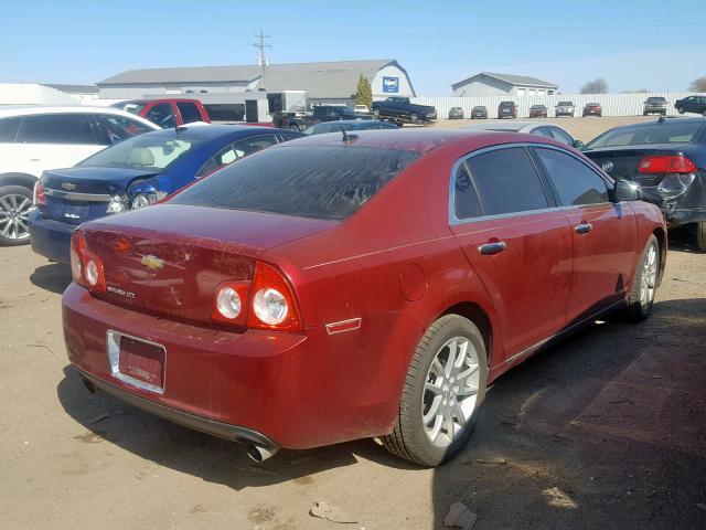 1G1ZE5E7XAF158087 - 2010 CHEVROLET MALIBU LTZ 红色 照片 4
