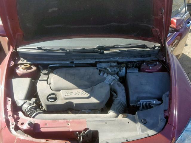 1G1ZE5E7XAF158087 - 2010 CHEVROLET MALIBU LTZ 红色 照片 7