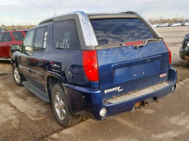 1GKET12S946165957 - 2004 GMC ENVOY XUV BLUE photo 3