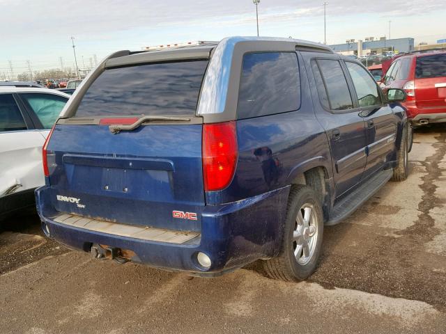 1GKET12S946165957 - 2004 GMC ENVOY XUV BLUE photo 4