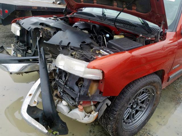 1GCEC14TX1Z171584 - 2001 CHEVROLET SILVERADO C1500  photo 9