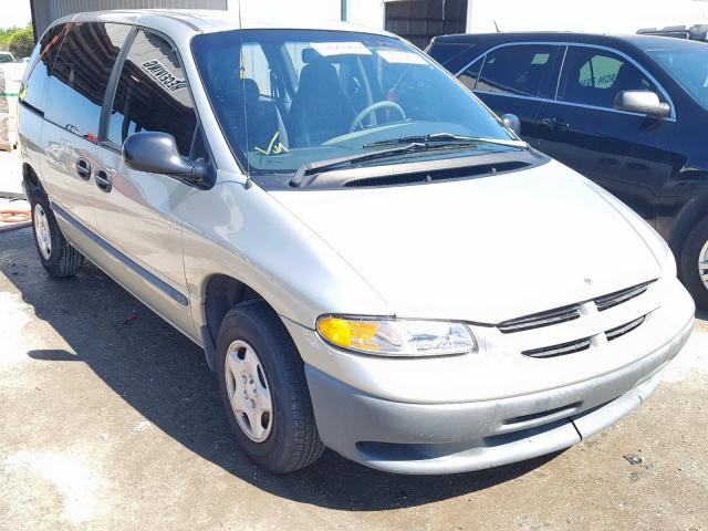 2B4GP2531YR827173 - 2000 DODGE CARAVAN SILVER photo 1