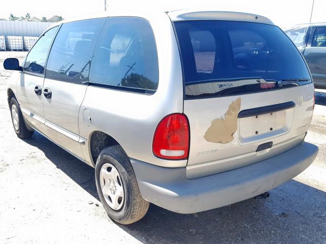 2B4GP2531YR827173 - 2000 DODGE CARAVAN SILVER photo 3