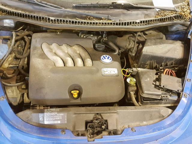 3VWCA21C8YM494130 - 2000 VOLKSWAGEN NEW BEETLE ლურჯი ფოტო 7