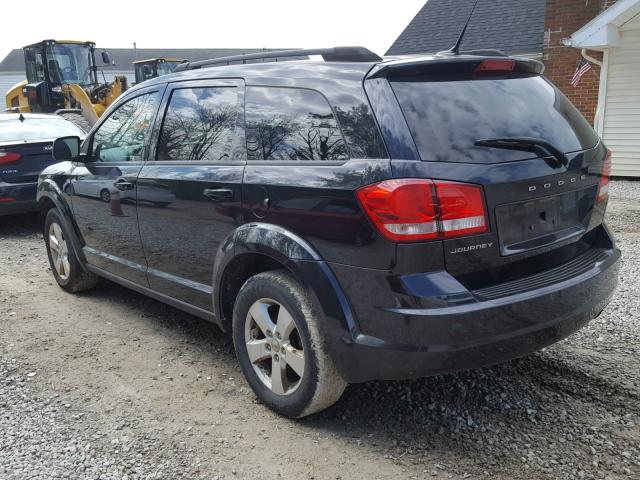 3D4PG4FB9BT517445 - 2011 DODGE JOURNEY EX BLACK photo 3